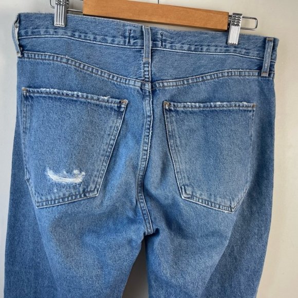 AGOLDE Feel Good Jamie High Rise Classic Jeans Size 29” Straight Leg Light Wash - Picture 5 of 14